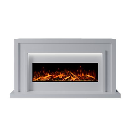 Zenith Suite 1000 S Marble Electric Fireplace 1600mm - 