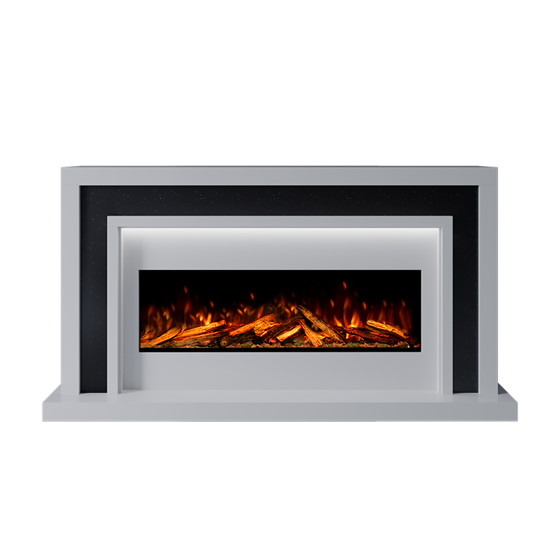 Zenith Suite 1000 S Marble Electric Fireplace 1600mm - 