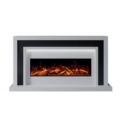 Zenith Suite 1000 S Marble Electric Fireplace 1600mm - 