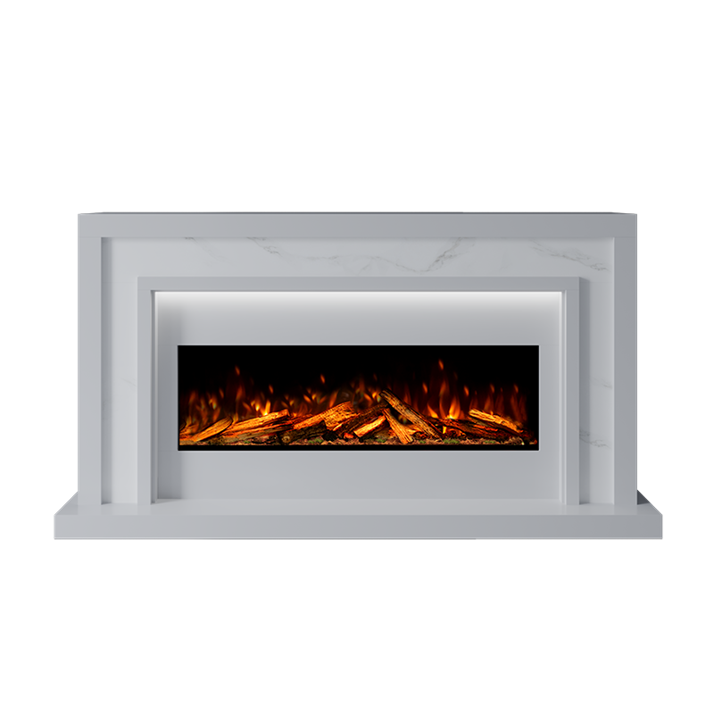 Zenith Suite 1000 S Marble Electric Fireplace 1600mm - 