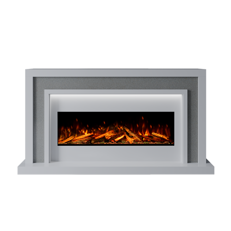 Zenith Suite 1000 S Marble Electric Fireplace 1600mm - 