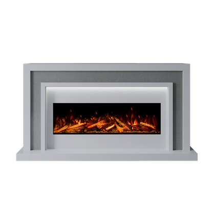 Zenith Suite 1000 S Marble Electric Fireplace 1600mm - 