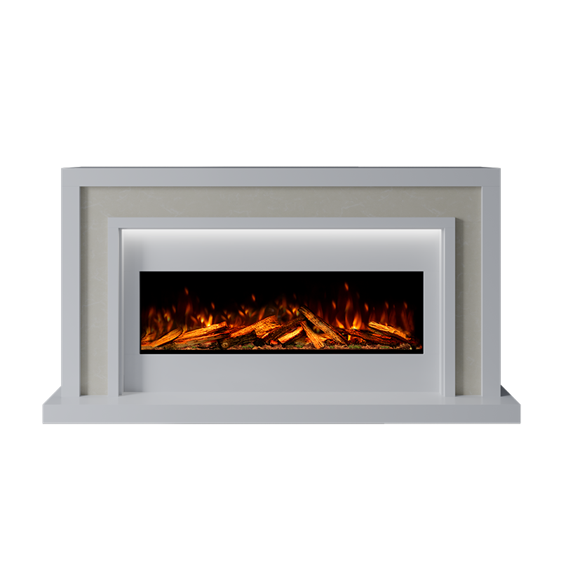 Zenith Suite 1000 S Marble Electric Fireplace 1600mm - 