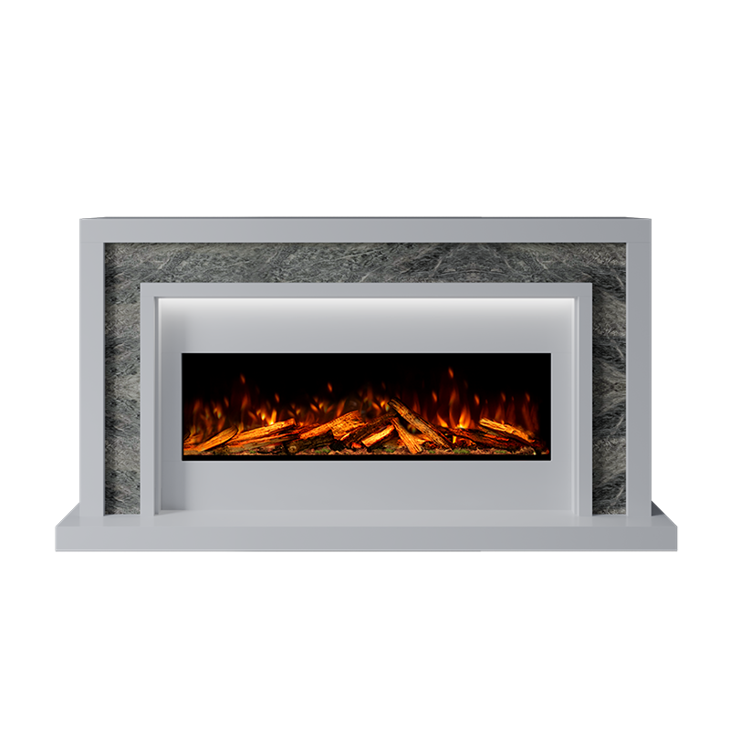 Zenith Suite 1000 S Marble Electric Fireplace 1600mm - 