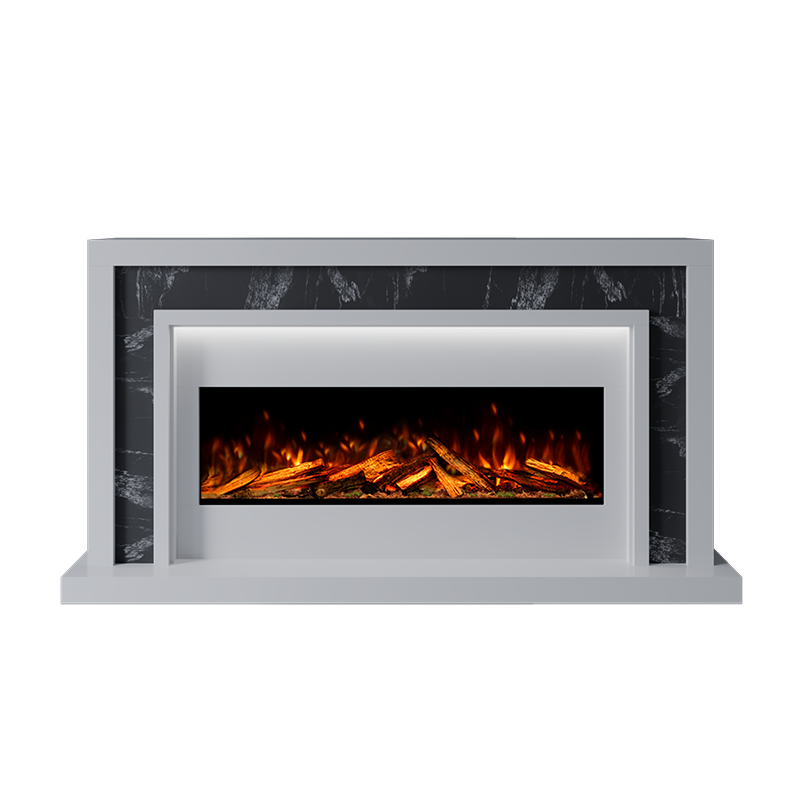 Zenith Suite 1000 S Marble Electric Fireplace 1600mm - 