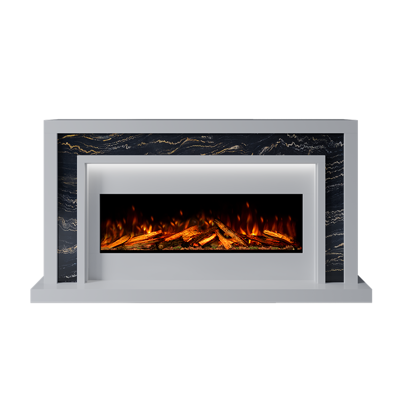 Zenith Suite 1000 S Marble Electric Fireplace 1600mm - 