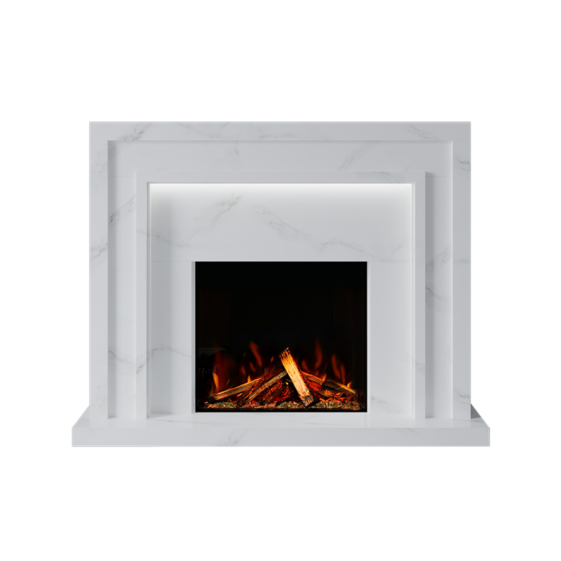 Zenith Suite 700 S Marble Electric Fireplace 1500mm - Bespoke Fireplace