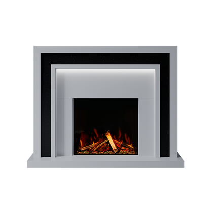 Zenith Suite 700 S Marble Electric Fireplace 1500mm - 