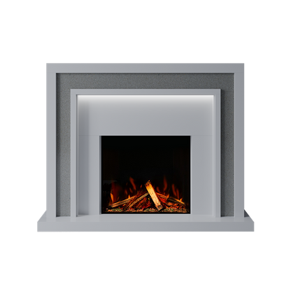 Zenith Suite 700 S Marble Electric Fireplace 1500mm - 