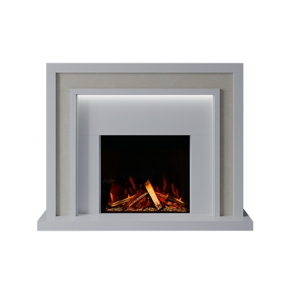 Zenith Suite 700 S Marble Electric Fireplace 1500mm - 