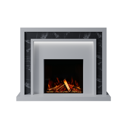 Zenith Suite 700 S Marble Electric Fireplace 1500mm - 