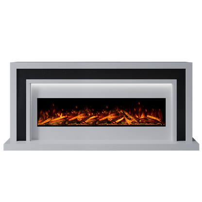 Zenith Suite 1300 S Marble Electric Fireplace 1900mm - Approved By Design