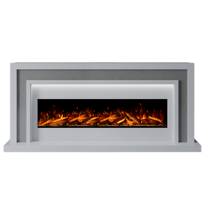Zenith Suite 1300 S Marble Electric Fireplace 1900mm - Approved By Design