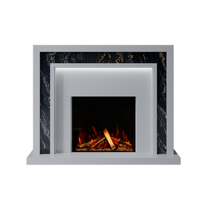 Zenith Suite 700 S Marble Electric Fireplace 1500mm - Approved By Design