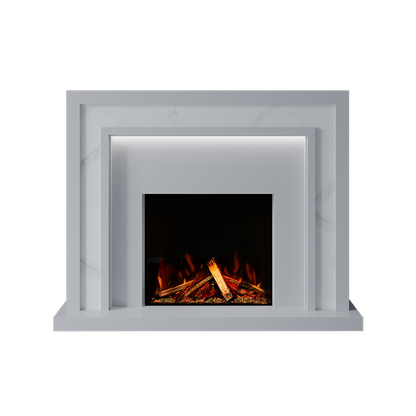 Zenith Suite 700 S Marble Electric Fireplace 1500mm - Approved By Design