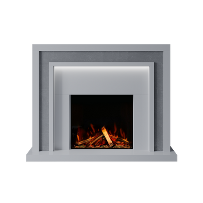 Zenith Suite 700 S Marble Electric Fireplace 1500mm - Approved By Design