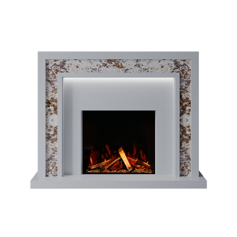 Zenith Suite 700 S Marble Electric Fireplace 1500mm - Approved By Design