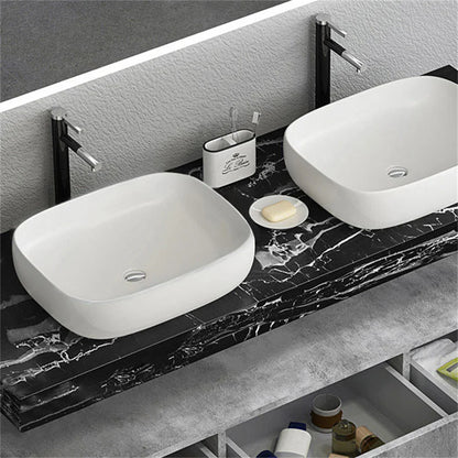 60" Floating Wall Mount Bathroom Vanity Set Vessel Double Sink Vanity